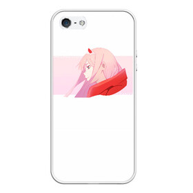 Чехол для iPhone 5/5S матовый с принтом Darling In The Franxx в Курске, Силикон | Область печати: задняя сторона чехла, без боковых панелей | 02 | anime | darling in the franxx | hiro | manga | zero two | аниме | ахегао | любимый во франксе | манга | милый во франксе | ноль два | хиро