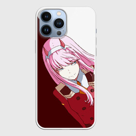 Чехол для iPhone 13 Pro Max с принтом Ноль два диагональ в Курске,  |  | 02 | anime | darling in the franxx | hiro | manga | zero two | аниме | ахегао | любимый во франксе | манга | милый во франксе | ноль два | хиро