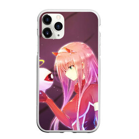 Чехол для iPhone 11 Pro Max матовый с принтом Darling In The Franxx в Курске, Силикон |  | 02 | anime | darling in the franxx | hiro | manga | zero two | аниме | ахегао | любимый во франксе | манга | милый во франксе | ноль два | хиро