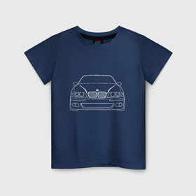 Детская футболка хлопок с принтом BMW в Курске, 100% хлопок | круглый вырез горловины, полуприлегающий силуэт, длина до линии бедер | auto | bmw | mercedes | авто | автомобиль | бимер | бмв | бумер | бэмер | дрифт | машина | машины | мерс | мерседес | тачка | тачки