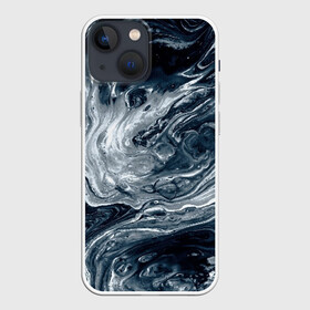 Чехол для iPhone 13 mini с принтом Темные холодные краски в Курске,  |  | abstract | acrylic | art | color | liquid | modern | paint | painting | splash | абстракция | акрил | арт | брызги | жидкость | искусство | краска | пятна | рисунок | современный