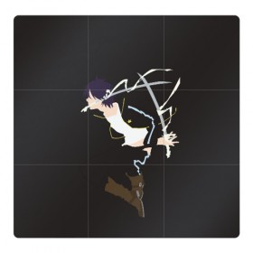 Магнитный плакат 3Х3 с принтом Yato в Курске, Полимерный материал с магнитным слоем | 9 деталей размером 9*9 см | god of calamity | noragami | shinki | yato | yatogami | бездомный бог | бог бедствия | шинки | ято