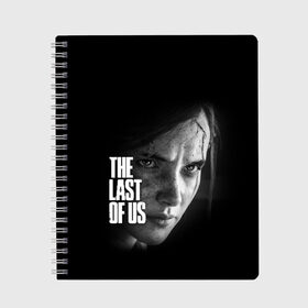 Тетрадь с принтом THE LAST OF US в Курске, 100% бумага | 48 листов, плотность листов — 60 г/м2, плотность картонной обложки — 250 г/м2. Листы скреплены сбоку удобной пружинной спиралью. Уголки страниц и обложки скругленные. Цвет линий — светло-серый
 | cicadas | fireflies | the last of us | the last of us part 2 | джоэл | последние из нас | цикады | элли