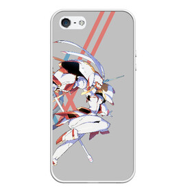 Чехол для iPhone 5/5S матовый с принтом Darling In The Franxx в Курске, Силикон | Область печати: задняя сторона чехла, без боковых панелей | 02 | anime | darling in the franxx | hiro | manga | zero two | аниме | ахегао | любимый во франксе | манга | милый во франксе | ноль два | хиро