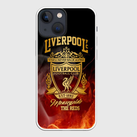 Чехол для iPhone 13 mini с принтом LIVERPOOL в Курске,  |  | lfc | liverpool | sport | ynwa | ливерпуль | лфк | спорт
