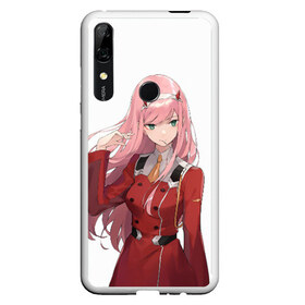 Чехол для Honor P Smart Z с принтом Darling In The Franxx в Курске, Силикон | Область печати: задняя сторона чехла, без боковых панелей | 02 | anime | darling in the franxx | hiro | manga | zero two | аниме | ахегао | любимый во франксе | манга | милый во франксе | ноль два | хиро