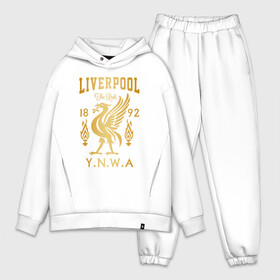 Мужской костюм хлопок OVERSIZE с принтом LIVERPOOL (НА СПИНЕ) в Курске,  |  | lfc | liverpool | sport | ynwa | ливерпуль | лфк | спорт