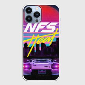 Чехол для iPhone 13 Pro Max с принтом Need For Speed Heat в Курске,  |  | Тематика изображения на принте: need for speed | need for speed heat | nfs | nfs heat | outrun | retrowave | synth | synthwave