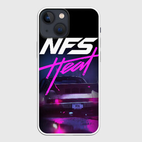 Чехол для iPhone 13 mini с принтом Need For Speed Heat в Курске,  |  | need for speed | need for speed heat | nfs | nfs heat | outrun | retrowave | synth | synthwave