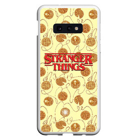 Чехол для Samsung S10E с принтом Stranger Thing Pancakes в Курске, Силикон | Область печати: задняя сторона чехла, без боковых панелей | Тематика изображения на принте: beyond | eleven | hopper | jane | mike | stranger | things | wheeler | дастин | дела | джейн | загадочные | майк | одиннадцать | очень | события | странные | уилер | хендерсон | хоппер