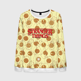 Мужской свитшот 3D с принтом Stranger Thing. Pancakes в Курске, 100% полиэстер с мягким внутренним слоем | круглый вырез горловины, мягкая резинка на манжетах и поясе, свободная посадка по фигуре | Тематика изображения на принте: beyond | eleven | hopper | jane | mike | stranger | things | wheeler | дастин | дела | джейн | загадочные | майк | одиннадцать | очень | события | странные | уилер | хендерсон | хоппер