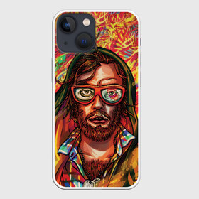 Чехол для iPhone 13 mini с принтом Hotline Miami 2: Wrong Number в Курске,  |  | 80 е | hotline | miami | number | retrowave | wrong | горячая линия | майами | ретроваве