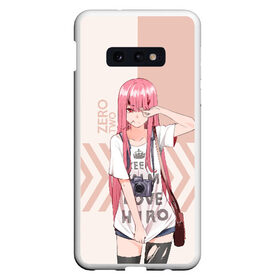 Чехол для Samsung S10E с принтом Darling in the Franxx Zero Two в Курске, Силикон | Область печати: задняя сторона чехла, без боковых панелей | 002 | anime | animegirl | darling in franxx | darling in the franx | darling in the franxx | franxx | zero 2 | zero two | аниме | зеро 2 | зеро ту | милый во франксе