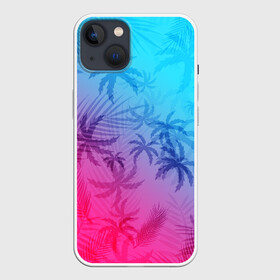 Чехол для iPhone 13 с принтом НЕОНОВЫЕ ПАЛЬМЫ   NEON в Курске,  |  | hotline miami | neon | new retro wave | outrun | outrun electro | paints | palmen | rainbow | retro | retrowave | summer | synth | synthwave | tropical | брызги | брызги красок | звёзды | космос | краски | лето | неон | пальмы | радуга | 