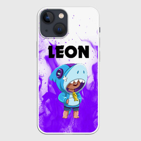 Чехол для iPhone 13 mini с принтом BRAWL STARS LEON SHARK в Курске,  |  | android | brawl stars | colt | crow | games | leon | penny | poco. | shelly | spike | wanted | брав | бравл старс | звезды | игры | мобильные игры | старс