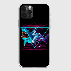 Чехол для iPhone 12 Pro Max с принтом Shark в Курске, Силикон |  | Тематика изображения на принте: 80 | cyber | dark | game | hotline | hotlinemiami | maiami | moon | music | outrun | retro | retrowave | shark | synth | synthwave | акула | игра | кибер | луна | море | ночь | океан | ретро