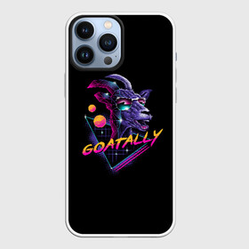 Чехол для iPhone 13 Pro Max с принтом GOATALLY в Курске,  |  | 80 | cyber | game | goat | hotline | hotlinemiami | maiami | music | outrun | retro | retrowave | synth | synthwave | игра | кибер | козел | ретро