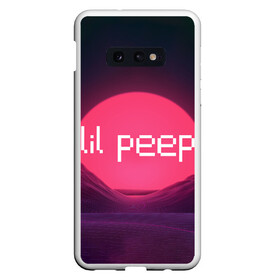 Чехол для Samsung S10E с принтом lil peep(Logo) в Курске, Силикон | Область печати: задняя сторона чехла, без боковых панелей | cry baby | lil peep | logo | rap | заход солнца | знаменитости. эмо | известный исполнитель | неон | пип | редактируемое лого | реп | розоватый оттенок | рок | рэп | яркий фон