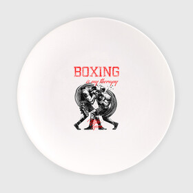 Тарелка с принтом Boxing is my therapy в Курске, фарфор | диаметр - 210 мм
диаметр для нанесения принта - 120 мм | boxing | mike tyson | my therapy | бокс | майк тайсон