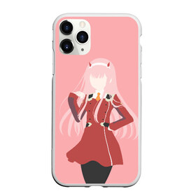 Чехол для iPhone 11 Pro матовый с принтом Darling In The Franxx в Курске, Силикон |  | 02 | anime | darling in the franxx | hiro | manga | zero two | аниме | ахегао | любимый во франксе | манга | милый во франксе | ноль два | хиро