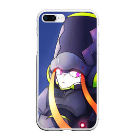 Чехол для iPhone 7Plus/8 Plus матовый с принтом Darling In The Franxx в Курске, Силикон | Область печати: задняя сторона чехла, без боковых панелей | 02 | anime | darling in the franxx | hiro | manga | zero two | аниме | ахегао | любимый во франксе | манга | милый во франксе | ноль два | хиро