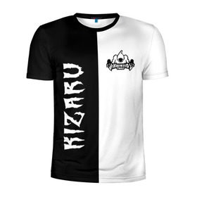 Мужская футболка 3D спортивная с принтом KIZARU в Курске, 100% полиэстер с улучшенными характеристиками | приталенный силуэт, круглая горловина, широкие плечи, сужается к линии бедра | family | haunted | karmageddon | karmagedon | kizaru | кармагеддон | кармагедон | кизару | фэмили | хаунтед