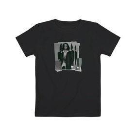 Детская футболка хлопок с принтом Lizer (Не ангел) в Курске, 100% хлопок | круглый вырез горловины, полуприлегающий силуэт, длина до линии бедер | lizer | лизер | не ангел | реп | рэп