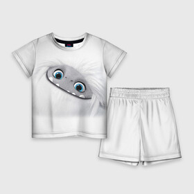 Детский костюм с шортами 3D с принтом ABOMINABLE (Эверест) в Курске,  |  | abominable | детям | для детей | ети | йети | лу | мультфильм | отвратительный | чудовище | эверест