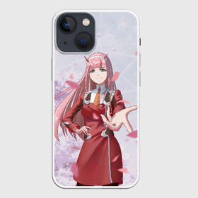 Чехол для iPhone 13 mini с принтом ноль два рука в Курске,  |  | 02 | anime | darling in the franxx | hiro | manga | zero two | аниме | ахегао | любимый во франксе | манга | милый во франксе | ноль два | хиро