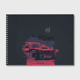 Альбом для рисования с принтом Bosozoku Volvo в Курске, 100% бумага
 | матовая бумага, плотность 200 мг. | auto | bosozoku | motor | motor car | sport car | volvo | автомашина | легковой автомобиль | спортивный автомобиль | тачка