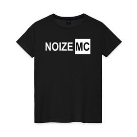 Женская футболка хлопок с принтом Noize MC в Курске, 100% хлопок | прямой крой, круглый вырез горловины, длина до линии бедер, слегка спущенное плечо | face2face | mc | noize | noize mc | protivo gunz | rыchigy mashыn 13 | v.i.p | алексеев | иван алексеев | мс | ноиз | ноиз мс | нойз | нойз мс | реп | рок | рэп | хип хоп | шум | шуметь