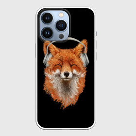 Чехол для iPhone 13 Pro с принтом Лиса в наушниках в Курске,  |  | 20 | 2020 | 2k20 | 2к20 | animal | animals | forest | fox | headphones | music | new year | redhead | smile | животное | животные | зима | лес | лис | лиса | лисица | музыка | наушники | новый год | рыжая | смайл | улыбка | фыр