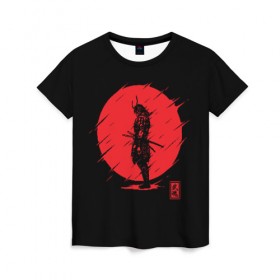 Женская футболка 3D с принтом Samurai в Курске, 100% полиэфир ( синтетическое хлопкоподобное полотно) | прямой крой, круглый вырез горловины, длина до линии бедер | ahegao | anime | blood | japan | samurai | senpai | warior | аниме | ахегао | воин | катана | кровавая | кровавый | кровь | луна | самураи | самурай | семпай | сенпай | солнце | япония