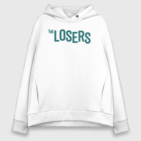 Женское худи Oversize хлопок с принтом The Losers в Курске, френч-терри — 70% хлопок, 30% полиэстер. Мягкий теплый начес внутри —100% хлопок | боковые карманы, эластичные манжеты и нижняя кромка, капюшон на магнитной кнопке | clown | derry | it 2 | it: chapter two | loser | lover | pennywise | shtatit | stephen king | warner brothers | ворнер бразерс | дерри | клоун | оно 2 | пеннивайз | стивен кинг