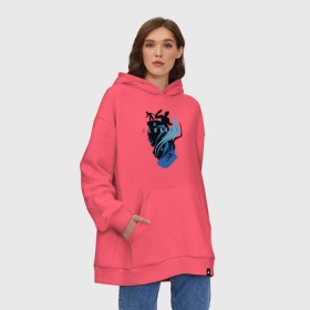 Худи SuperOversize хлопок с принтом Losers в Курске, 70% хлопок, 30% полиэстер, мягкий начес внутри | карман-кенгуру, эластичная резинка на манжетах и по нижней кромке, двухслойный капюшон
 | Тематика изображения на принте: clown | derry | it 2 | it: chapter two | loser | lover | pennywise | shtatit | stephen king | warner brothers | ворнер бразерс | дерри | клоун | оно 2 | пеннивайз | стивен кинг