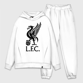 Мужской костюм хлопок OVERSIZE с принтом Ливерпуль в Курске,  |  | liverpool | liverpool fc | ynwa | you never walk alone | ливерпуль | фан ливерпуля | фанатская | футбол | футболист | футбольный клуб | энфильд