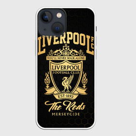 Чехол для iPhone 13 mini с принтом Ливерпуль в Курске,  |  | liverpool | liverpool fc | ynwa | you never walk alone | ливерпуль | фан ливерпуля | фанатская | футбол | футболист | футбольный клуб | энфильд