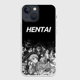 Чехол для iPhone 13 mini с принтом Hentai много лиц в Курске,  |  | ahegao | kawai | kowai | oppai | otaku | senpai | sugoi | waifu | yandere | ахегао | ковай | отаку | сенпай | яндере