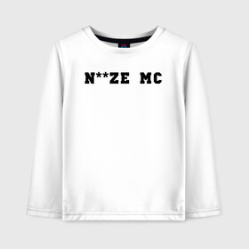 Детский лонгслив хлопок с принтом Noize MC в Курске, 100% хлопок | круглый вырез горловины, полуприлегающий силуэт, длина до линии бедер | face2face | mc | noize | noize mc | protivo gunz | rыchigy mashыn 13 | v.i.p | алексеев | иван алексеев | мс | ноиз | ноиз мс | нойз | нойз мс | реп | рок | рэп | хип хоп | шум | шуметь