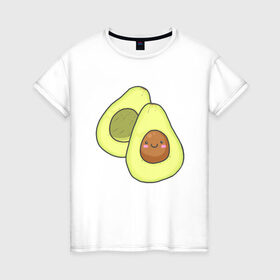 Женская футболка хлопок с принтом Авокадо в Курске, 100% хлопок | прямой крой, круглый вырез горловины, длина до линии бедер, слегка спущенное плечо | avocados | авокадо | веганский | вегетарианский | вегетарианское | еда | едой | еды | зеленое | зелёные | зеленый | фрукт | фруктами | фруктовое | фруктовый | фрукты