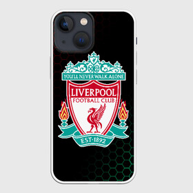 Чехол для iPhone 13 mini с принтом LIVERPOOL в Курске,  |  | lfc | liverpool | sport | ynwa | ливерпуль | лфк | спорт