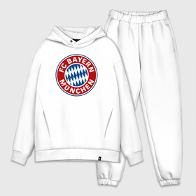 Мужской костюм хлопок OVERSIZE с принтом BAYERN MUNCHEN в Курске,  |  | bayern | bayern munchen | fc bayern | football | football club | sport | бавария | спорт | футбол | футбольный клуб