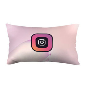 Подушка 3D антистресс с принтом Instagram(редактируемое лого) в Курске, наволочка — 100% полиэстер, наполнитель — вспененный полистирол | состоит из подушки и наволочки на молнии | 