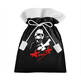 Подарочный 3D мешок с принтом АлисА  в Курске, 100% полиэстер | Размер: 29*39 см | Тематика изображения на принте: alisa | rock | ussr | алиса | алиса группа | константин кинчев | рок | ссср