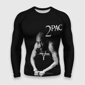 Мужской рашгард 3D с принтом 2pac в Курске,  |  | 2pac | changes | nigga | oldschool | pac | rap | нигга | олдскулл | пак | рэп | тупак