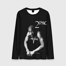 Мужской лонгслив 3D с принтом 2pac в Курске, 100% полиэстер | длинные рукава, круглый вырез горловины, полуприлегающий силуэт | 2pac | changes | nigga | oldschool | pac | rap | нигга | олдскулл | пак | рэп | тупак