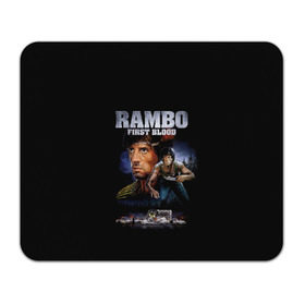 Коврик для мышки прямоугольный с принтом Rambo: First Blood в Курске, натуральный каучук | размер 230 х 185 мм; запечатка лицевой стороны | Тематика изображения на принте: action | army | blood | first | john | last | rambo | stallone | states | sylvester | united | usa | армия | боевик | джон | кровь | первая | последняя | рэмбо | сильвестр | сталлоне | сша