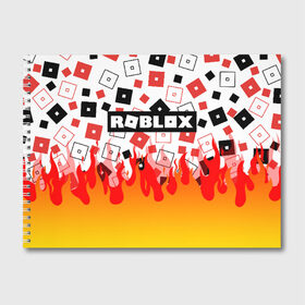 Альбом для рисования с принтом ROBLOX в Курске, 100% бумага
 | матовая бумага, плотность 200 мг. | roblox | roblox simulator. | код роблокс | роблокс | роблокс симулятор