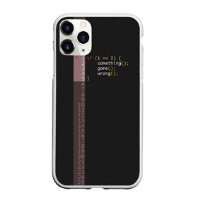 Чехол для iPhone 11 Pro Max матовый с принтом if 1 == 2 в Курске, Силикон |  | it | php | айтишник | код | кодер | ошибка | програма | програмист | программа | программист | разработка | разработчик | сайт | сайты | си | си плюсплюс | си шарп | технарь | условие | явапхп | яваскрипт