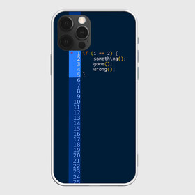 Чехол для iPhone 12 Pro с принтом if 1 == 2 в Курске, силикон | область печати: задняя сторона чехла, без боковых панелей | it | php | айтишник | код | кодер | ошибка | програма | програмист | программа | программист | разработка | разработчик | сайт | сайты | си | си плюсплюс | си шарп | технарь | условие | явапхп | яваскрипт
